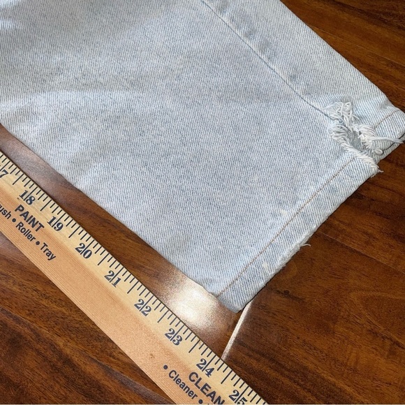 Vintage 90s Lee High Waisted Light Washed Jeans Size 27x24 Y2K - Picture 5 of 9
